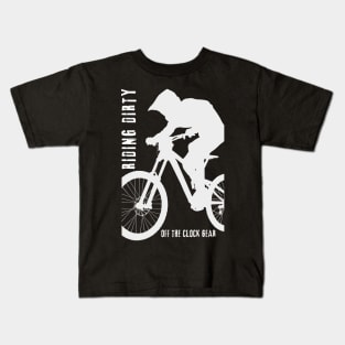 Mountain Bike, Riding Dirty Kids T-Shirt